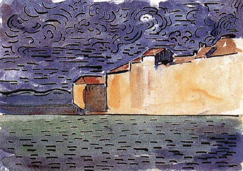 Paul Signac Rainstorm oil painting image